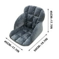 thumbnail image 3 of DAMAI Half Enclosed Heated Seat, Winter USB Heating Cushion Cushion, Double Anti-Slip Seat Cushions for Office Chairs, Flannel Heated Seat Cushion with 9 Temperature Settings and 4 Timers, 3 of 8
