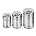 thumbnail image 2 of Farfi Stainless Steel Salt Pepper Seasoning Spice Condiment Shaker Bottle Kitchen Tool (Silver,S), 2 of 9