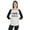 White & Black, variant on Inkmeso Women Raglan 3/4 sleeves Tshirt&nbsp;Home Is Where The Dog Is Shirt For Dog Lover Graphic Top