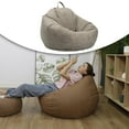 thumbnail image 1 of Funda Impermeable Yotijar para puf gris, 1 of 10