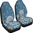 thumbnail image 3 of POLERO High Back Vehicle Seat Covers for Car, Protective Removable Auto Interior Cover Polyester Fabric 2pcs, Star Print & Mandala, 3 of 13