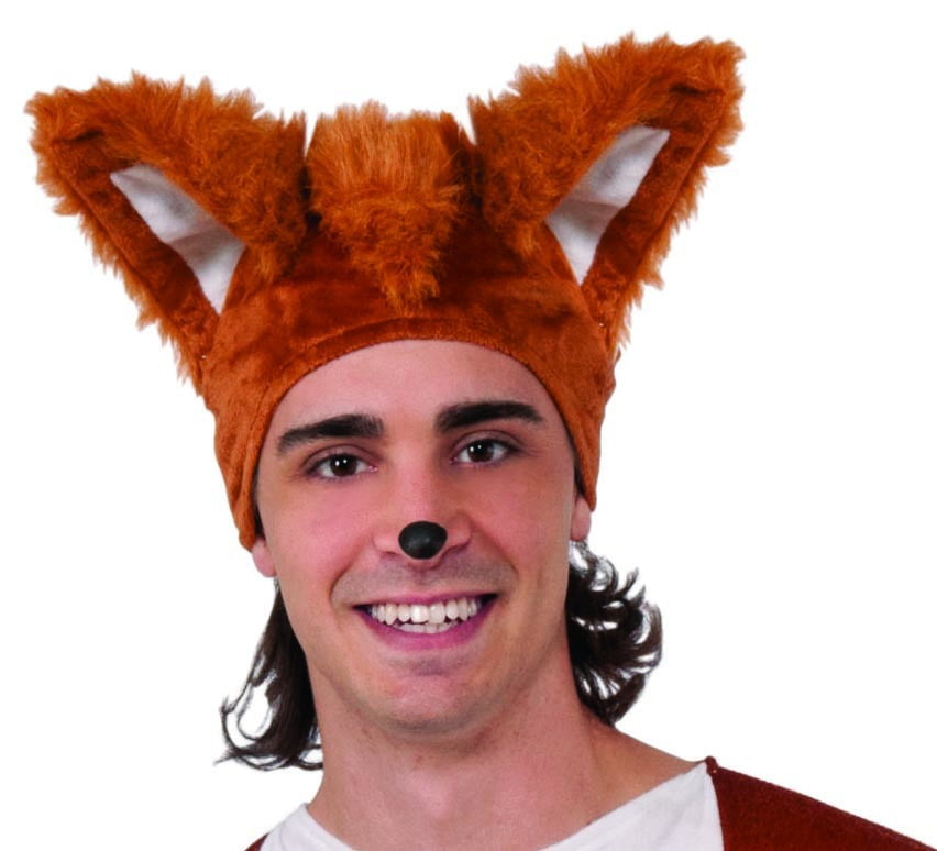 What Does The Fox Say Fox Costume Hat Adult One Size - Walmart.com