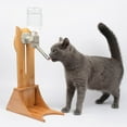 thumbnail image 2 of Wooden Holder For Pet Dog Cat Water Bottle - Water Dispenser - Water Feeder, 2 of 10