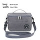 thumbnail image 3 of Toystoory Bolsa de almuerzo portátil, bolsas térmicas de papel de aluminio para alimentos, bolsa de mano multifunción para almacenamiento de Picnic Cocina y Comedor Gris M Toystoory HA067810-08, 3 of 6