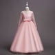 thumbnail image 1 of Vestido de niña grande, vestido de princesa de encaje de manga larga, vestido de niña de las flores, falda abullonada, 1 of 6
