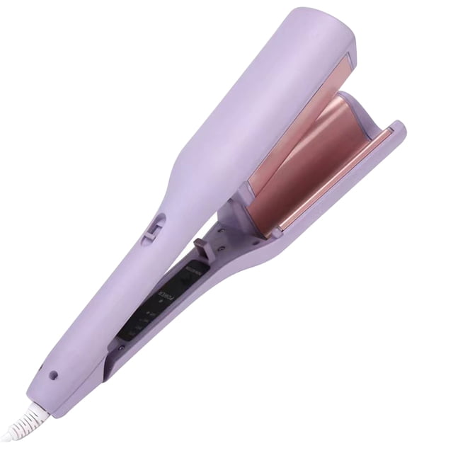 Ondulador de pelo de 32 mm, rizador de pelo de ondas grandes de cerámica de calentamiento rápido para ondas de playa