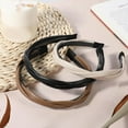 thumbnail image 4 of 3 PCS bandas de cuero antideslizantes para mujeres, banda para la cabeza trenzada para mujeres, banda para la cabeza trenzada boho, accesorios para el cabello para mujeres, 4 of 4