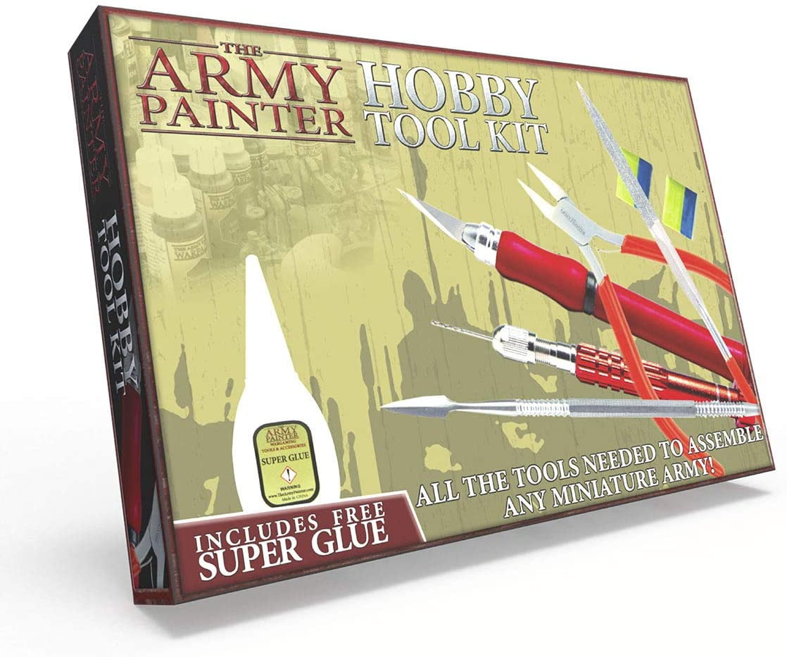 The Army Painter Hobby Tool Kit 7Piece Plastic Model Kit Tools for