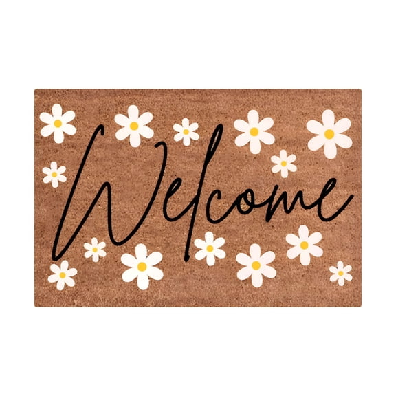 RLESO 16X24 Inch Summer Welcome Sign Hello Sunshine Doormat Door Mats for Outside Doorway Outdoor Mats for Front Door Waterproof Outdoor Spring Rug Spring Door Mat Spring Outdoor Mat