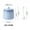 BLUE, variant on Ice Cream Gradient Rainbow Color Ceramic Seasoning Jar With Lid Sugar Salt Storage Accessories Kitchen Spoon French Style Set
