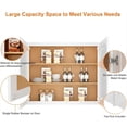 thumbnail image 3 of LUXEYARD 24 in W x 12 in D x 36 in H White Shaker Wall Cabinet with 2 Soft-Close Doors, 3 of 7