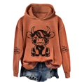 thumbnail image 1 of Sudadera con capucha Gibobby Manga Larga Estampado de animales Café M, 1 of 3