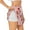 White, variant on Rateoe Cute Strawberry C Printed 2 in 1 Women's Workout Shorts for Athletic Gym Running Shorts with Phone Pockets-Small