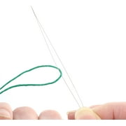 The Beadsmith Big Eye Beading Needles, 5 inches, 4 per Card, Sharp Points, Use for General Sewing, Weaving and Embroidery, Very Easy to Thread