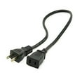 thumbnail image 2 of Toptekits (1.6ft/0.5m) USA Outlet Saver Power Extension Cord Cable 125V 15A 2-Prong 2 Outlets for NEMA 5-15P to NEMA 5-15R,Nice Short Little Extension, 2 of 3