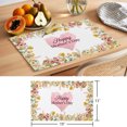 thumbnail image 6 of Mother's Day Placemats Set of 6 Spring Watercolor Flowers Pink Love Heart Place Mats Indoor Wipeable Table Mats Washable Cloth Dining Table Placemats for Kitchen Holiday Party Home Decor 13x19 Inch, 6 of 9