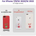 thumbnail image 6 of iPhone SE Case,iPhone 8 Case,Ultra Slim Fit Phone Cases Liquid Silicone Cover with Full Body Soft Bumper Protection Anti-Scratch Shockproof Case Compatible with iPhone SE/8/7 4.7 inch (Red), 6 of 12