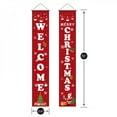 thumbnail image 3 of Outdoor Christmas Decorations for Home - Modern Farmhouse Decor - Red Buffalo Check Plaid Porch Signs - Rustic Xmas Banners for Indoor Outside Front Door Living Room Kitchen Wall Party, 3 of 5
