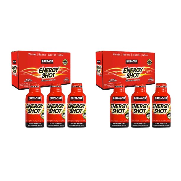 Kirkland Signature Energy Shot, 48 Bottles, 2 Ounces Each 2PK