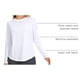 thumbnail image 4 of Remera CRZ YOGA de Algodón Pima Manga Larga Blanca XS, 4 of 6