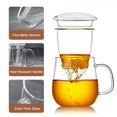 thumbnail image 3 of Taza de té DOPUDO de vidrio con infusor y tapa, 520 ml, borosilicato, 3 of 6