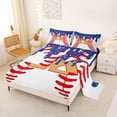 thumbnail image 2 of Erosebridal Sport Ball Games Kids Queen Sheet Sets,Baseball Theme First Letter K Bed Set For Boys 4 Pieces, 2 of 6