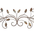 thumbnail image 2 of Stratton Home Decor Patina Scroll Leaf 40x10 Inch Metal Wall Art Room Decoration, 2 of 6