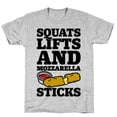 thumbnail image 6 of Squats Lifts And Mozzarella Sticks Tee Shirt Sweatshirt Hoodie, 6 of 7