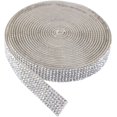 thumbnail image 1 of ZOUSSIQI 6 Rows 3 Yards Self Adhesive Bling Gemstone Sticker Rhinestone Roll DIY Diamond Ribbon Stickers with 2 mm Rhinestones for DIY Arts Crafts,Wedding Party,Car Phone Decoration CA919-94243, 1 of 5