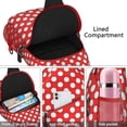 thumbnail image 4 of Retro Polka Dot Print Sling Backpack, Lightweight Crossbody Bag with Vintage Red Dot Pattern, Classic Geometric Design for Fashionable Daily Use and Travel, 4 of 6