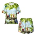 thumbnail image 4 of Lsque Pikmin Women's Short-Sleeved Pajama Set - 2 Piece Soft and Lightweight Sleepwear Set-X-Large, 4 of 9