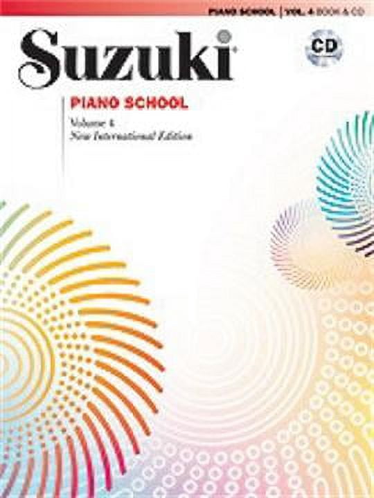 Suzuki Piano School International Edition Piano Book and CD, Volume 4