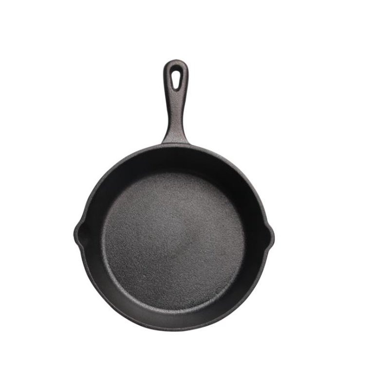 Iron Frying Pan 14/16/20cm Skillet Non-Stick Pancake Pan Cast Iron Cookware  for Gas