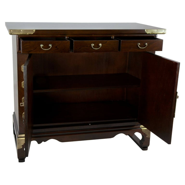Asian style credenza discount