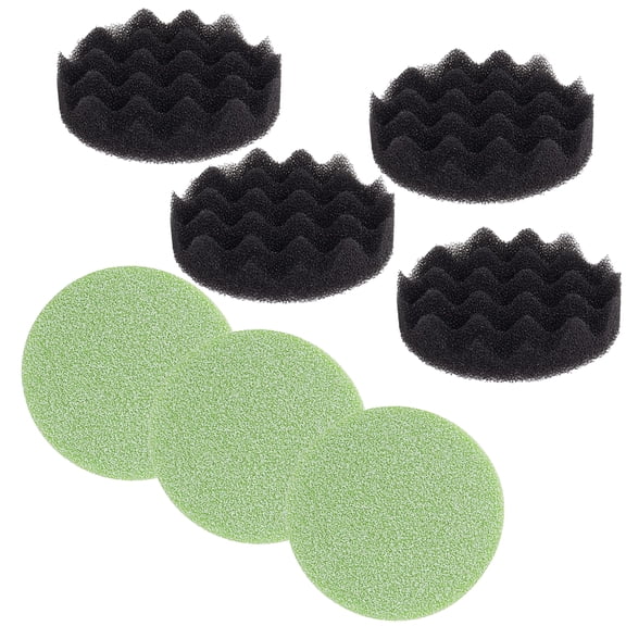 Qzbhct 3 Phosphate Remover Pad & 4 Bio-Foam Pad for Fluval Fx4 FX5 FX6 Canister Filter Aquarium Sponge Replacement