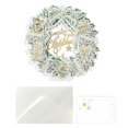 thumbnail image 1 of 3D Up Greeting Card Featuring Festive Holiday Message and Thank You Note Ideal for Seasonal Celebrations and, 1 of 5