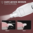 thumbnail image 6 of Oazouf Rechargeable Dog Nail Grinder Trimmer with LED Lights Low Noise for All Kinds of Cats Dogs, 6 of 8