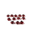 thumbnail image 4 of Adornos BD CRAFTS, minicristal de mercurio, 4 cm, con forma de corazón rojo, 4 of 5