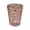 Light Pink, variant on Vintage Embossed Drinking Glasses, 10.8Oz Colored wide mouth Glass Cup