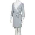 thumbnail image 5 of Ketyyh-chn99 Robe de Maternité Femmes Dentelle Femmes Enceintes Décontractée Allaitement Bébé pour Maternité Pyjama Robe Gris,G, 5 of 5
