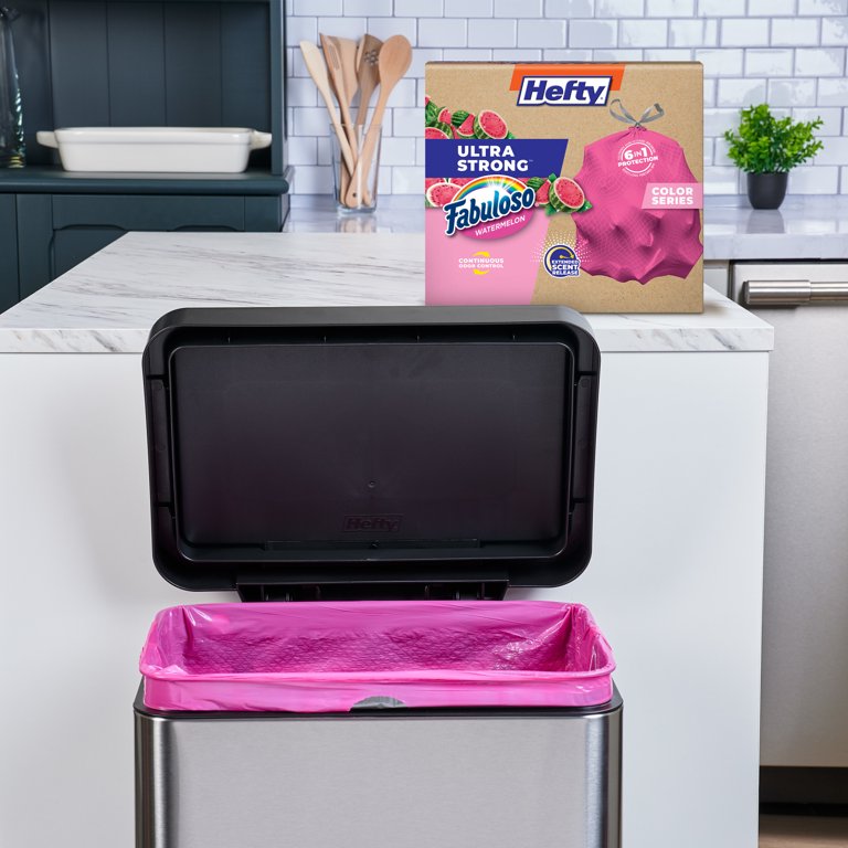 Hefty Sacchetti Spazzatura 13 Galloni: Ultra Resistenti, Profumo Fabuloso, Confezione Da 110 Pezzi - 3