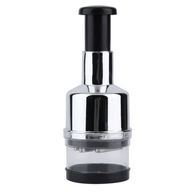 Picadora manual de alimentos, picadora manual de cebolla de acero inoxidable, picadora manual para verduras, cortadora de verduras, cebolla, ajo, nuez