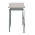 thumbnail image 4 of Pemberly Row Height Adjustable Student Desk Pendulum Bar & Book Box in Gray, 4 of 9