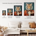 thumbnail image 3 of Tiger in a Tuxedo Fun Animal Portrait Unframed Wall Art Print Poster Home Decor Premium, 3 of 5