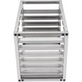 thumbnail image 3 of Baking Tray Rack Tabletop Bun Pan Rack Rectangular Stainless Steel Bakery Rack 44.09 lbs Load Each Tier for Bakery Kitchen Restaurant, Silver, 28 * 18 * 21 in (6-Tier), 3 of 9