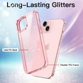 thumbnail image 3 of JETech Glitter Case for iPhone 15 Plus 6.7-Inch, Bling Sparkle Shockproof Phone Bumper Cover, Cute Sparkly for Women and Girls (Pink), 3 of 7