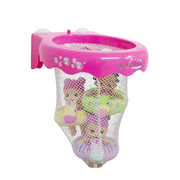 Bloopies Floaties 4 pack Bath Time Dolls - Includes a Tub Organizer!