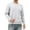 Light Gray, variant on Men's Slim Fit Crewneck Pullover Sweatshirt Long Sleeve Basic Top Soft Breathable Fabric For Daily Wear