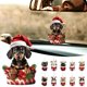thumbnail image 2 of Colgante de perro navideño acrílico para espejo retrovisor de coche, decoración DIY, CALIENTE% W0X9, 2 of 7