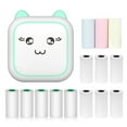 thumbnail image 1 of C25 Mini Pocket Printer - 2-Inch Thermal Printing at 200dpi, Ideal for Notes, Images & Lists - Includes 6 Rolls of Thermal Paper, 5 Adhesive Rolls & 3 Color Rolls - Built-in Rechargeable Battery,, 1 of 6